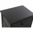 Фото #2 товара Тумба с ящиками DKD Home Decor Чёрный Натуральный Деревянный Древесина павловнии Vintage 40 x 30 x 70,5 cm