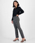 Petite Mini Bootcut Tummy-Control Pants, Created for Macy's Texture Jacquar, 14P - фото #4