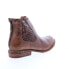 Фото #8 товара Bed Stu Baylene F321148 Womens Brown Leather Zipper Chukkas Boots 6.5