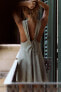 Фото #5 товара Короткое платье из смесового льна ZARA