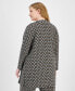 ფოტო #2 პროდუქტის Plus Size Francesca Foulard Cardigan, Created for Macy's