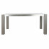Фото #3 товара Обеденный стол DKD Home Decor Стеклянный Серый Алюминий Дуб Каленое стекло (162 x 92 x 74 cm)