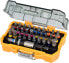 Фото #4 товара Dewalt DT7969, 32-Piece Screwdriver Bit Set, (for Screwdriving Work, Phillips, Pozi, Slotted, Hex, Torx and Security Torx, Compatible with TSTAK, Incl. Quick-Release Bit Holders), yellow, DT7969-QZ
