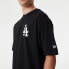 ფოტო #4 პროდუქტის NEW ERA MLB Essentials LC OS Los Angeles Dodgers short sleeve T-shirt