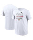 Фото #1 товара Men's Nike White Kansas City Chiefs Back-To-Back Super Bowl Champions T-shirt