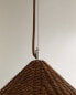 Rattan ceiling lamp