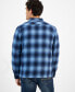 Фото #2 товара Men's Evans Plaid Shirt Jacket, Created for Macy's