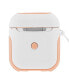 in White with Pink Accents Apple AirPod Sport Case