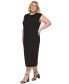 Plus Size Sleeveless Sheath Dress