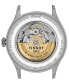 ფოტო #3 პროდუქტის Unisex Swiss Automatic Heritage 1938 Gray Leather Strap Watch 39mm