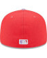 ფოტო #2 პროდუქტის Men's Red, Lavender St. Louis Cardinals Spring Color Two-Tone 59FIFTY Fitted Hat