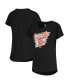 ფოტო #1 პროდუქტის Big Girls Black San Francisco Giants Dream Scoop-Neck T-shirt