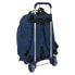 Школьный рюкзак с колесиками BlackFit8 Urban Чёрный Тёмно Синий (32 x 42 x 15 cm)