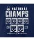 ფოტო #4 პროდუქტის Men's Navy UConn Huskies 2023 NCAA Men's Basketball National Champions Schedule T-shirt