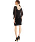 ფოტო #2 პროდუქტის Rhinestone-Trim Chiffon Popover Dress