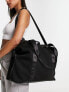 ASOS DESIGN scuba holdall weekend bag in black - фото #3