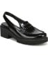 Darry-Slingback Lug Sole Loafers Black Stud Faux Leather, 7 W - фото #1