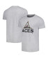 ფოტო #1 პროდუქტის Men's and Women's Heather Gray Distressed Las Vegas Aces Hometown T-shirt