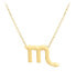 Gold plated necklace with Scorpio pendant SVLN0195XH2GOSC