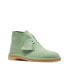 [26171745] MENS CLARKS DESERT BOOT - LIGHT GREEN