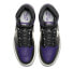 Фото #6 товара Кроссовки Nike Air Jordan 1 Retro High Court Purple серые (Фиолетовый, Черный)