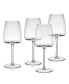 Cora 15 Ounce Red Wine Glass 4-Piece Set