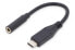 Фото #7 товара DIGITUS USB Type-C audio adapter cable, Type-C to 3.5mm stereo