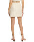 Фото #2 товара Sister Jane Oyster Tweed Wool-Blend Mini Skirt Women's White M