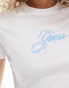 Фото #3 товара Guess Originals t-shirt in white with airbrush logo print