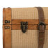 Set of Chests 80 x 41,5 x 25 cm Synthetic Fabric Wood (2 Pieces)