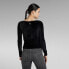 ფოტო #2 პროდუქტის G-STAR Cut-Out long sleeve T-shirt