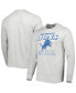 ფოტო #1 პროდუქტის Men's Heathered Gray Detroit Lions Dozer Franklin Long Sleeve T-shirt