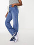 Фото #1 товара Levi's 501 90S skinny jeans in mid wash blue