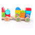 MOLTO Wooden Train 23 Pieces 38x9.50x7.50 cm Construction Game