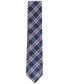 ფოტო #2 პროდუქტის Men's Twill Plaid Tie