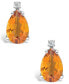 ფოტო #5 პროდუქტის Citrine (1-7/8 ct. t.w.) and Diamond Accent Stud Earrings in 14K Yellow Gold or 14K White Gold