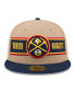 Фото #2 товара Men's Tan/Navy Denver Nuggets 2024 NBA Draft 59FIFTY Fitted Hat