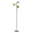 Floor Lamp 30 x 30 x 155 cm Black Golden Metal