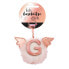 NICI Bag Pendant Plush Pompom Letter G Key Ring