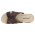 Фото #4 товара Eastland Hazel Slide Womens Brown Casual Sandals 3958-02