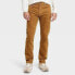 Фото #1 товара Men's Slim Straight Corduroy 5-Pocket Pants - Goodfellow & Co Brown 40x34