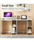 Фото #7 товара 31.5'' Small Computer Desk Home Office Study Writing Desk with 2 Compartments