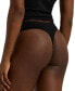Фото #3 товара Women's Seamless Stretch Jersey Thong Underwear 4L0010