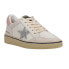 Фото #2 товара Vintage Havana Denisse Glitter Lace Up Womens Off White Sneakers Casual Shoes D