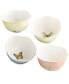 Фото #1 товара Butterfly Meadow Porcelain Dessert Bowls, Set of 4