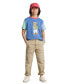 ფოტო #3 პროდუქტის Big Boys Polo Bear Color-Blocked Cotton T-shirt