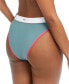 Фото #2 товара Roxy 259016 Women's Juniors' Colorblocked High-Cut Bikini Bottoms Size Large
