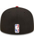 Фото #2 товара Men's Red, Black Miami Heat 2022 Tip-Off 59FIFTY Fitted Hat