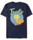 ფოტო #1 პროდუქტის Men's Looney Tunes Tweety Swing Short Sleeve T-shirt