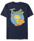 Men's Looney Tunes Tweety Swing Short Sleeve T-shirt Синий, S - фото #1